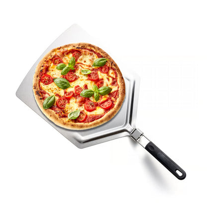 Metal Pizza Paddle with Folding Handle Outset