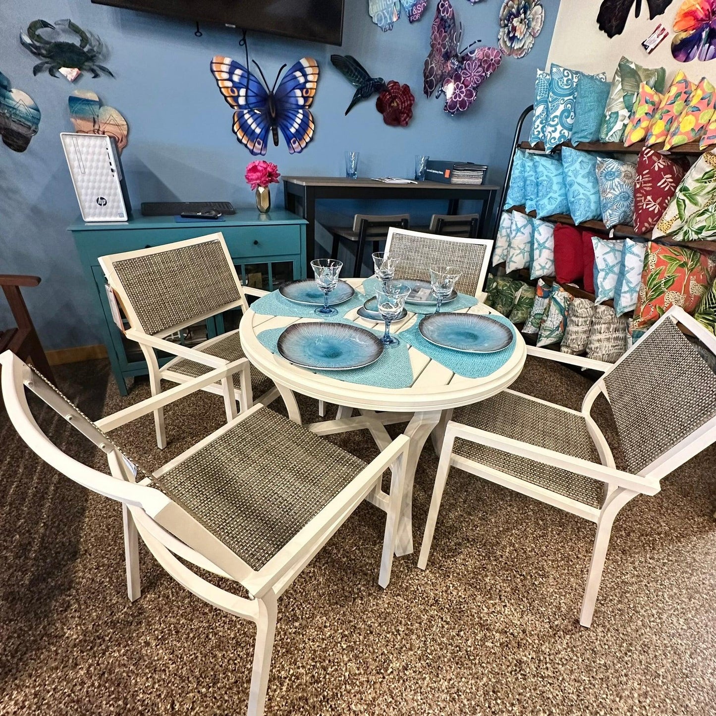 Tropitone Cabana Club Sling Dining Set