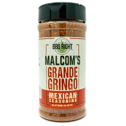 Malcom's Grande Gringo Mexican Seasoning Killer Hogs Barbecue Indigo Pool Patio BBQ