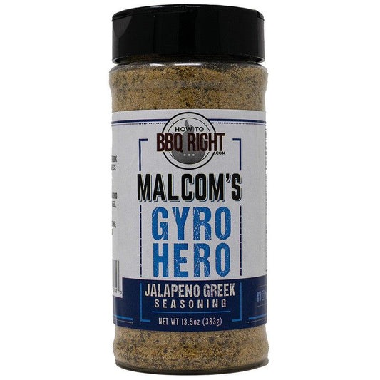 Malcom's Gyro Hero Seasoning Killer Hogs Barbecue Indigo Pool Patio BBQ