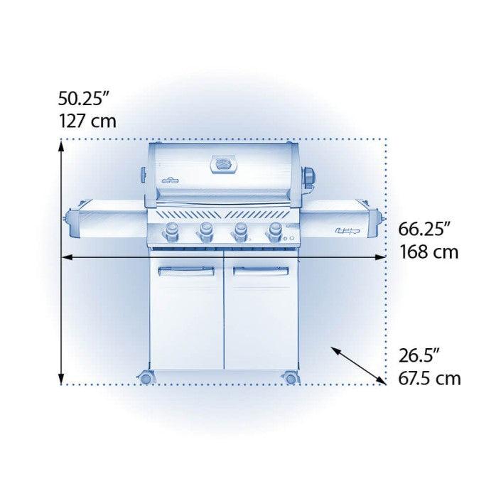 Napoleon Prestige 500 (SS) Natural Gas Grill - Indigo Pool Patio BBQ