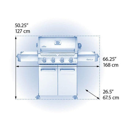 Napoleon Prestige 500 (SS) Natural Gas Grill - Indigo Pool Patio BBQ