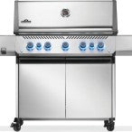 Prestige 665 Propane Gas Grill with Infrared Side and Rear Burner , SS