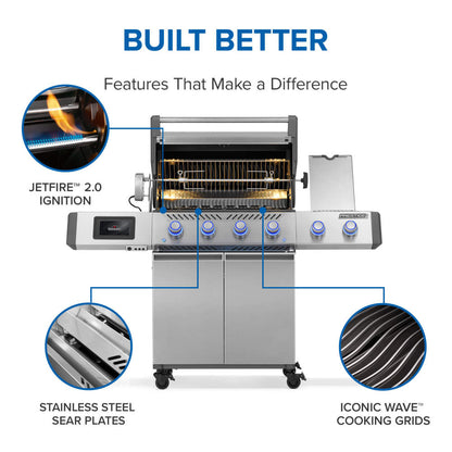 Prestige® PRO 500 with Smart Technology - Indigo Pool Patio BBQ