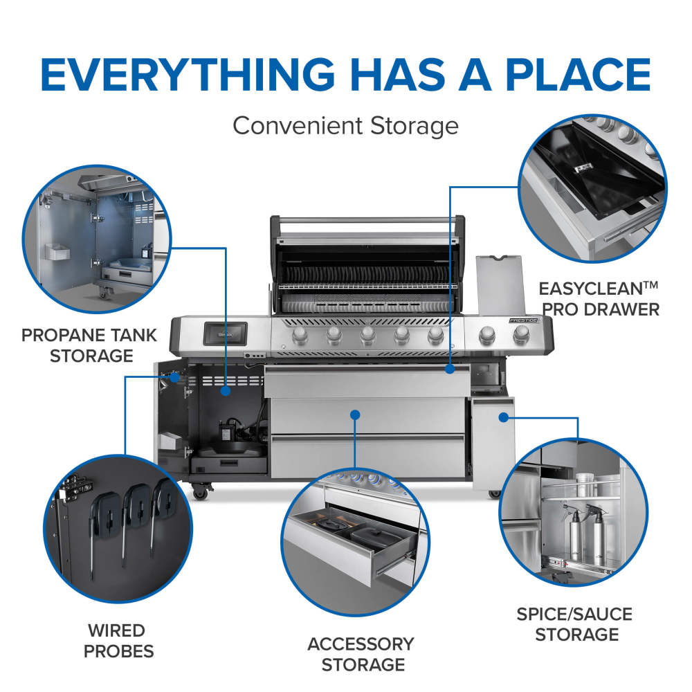 Prestige® PRO 665 Elite - Indigo Pool Patio BBQ