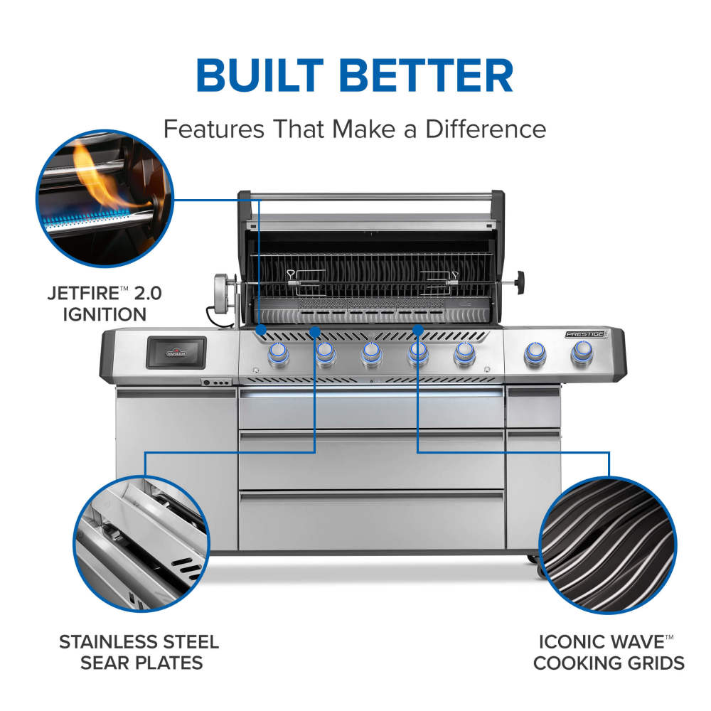 Prestige® PRO 665 Elite - Indigo Pool Patio BBQ