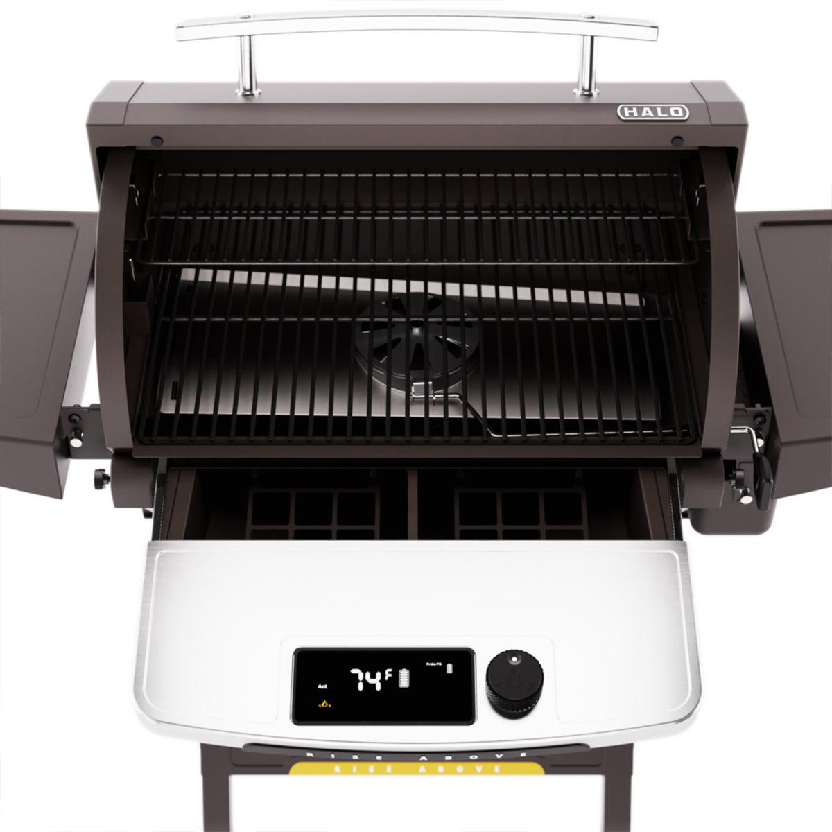 Halo Prime550 Outdoor Pellet Grill Halo Indigo Pool Patio BBQ