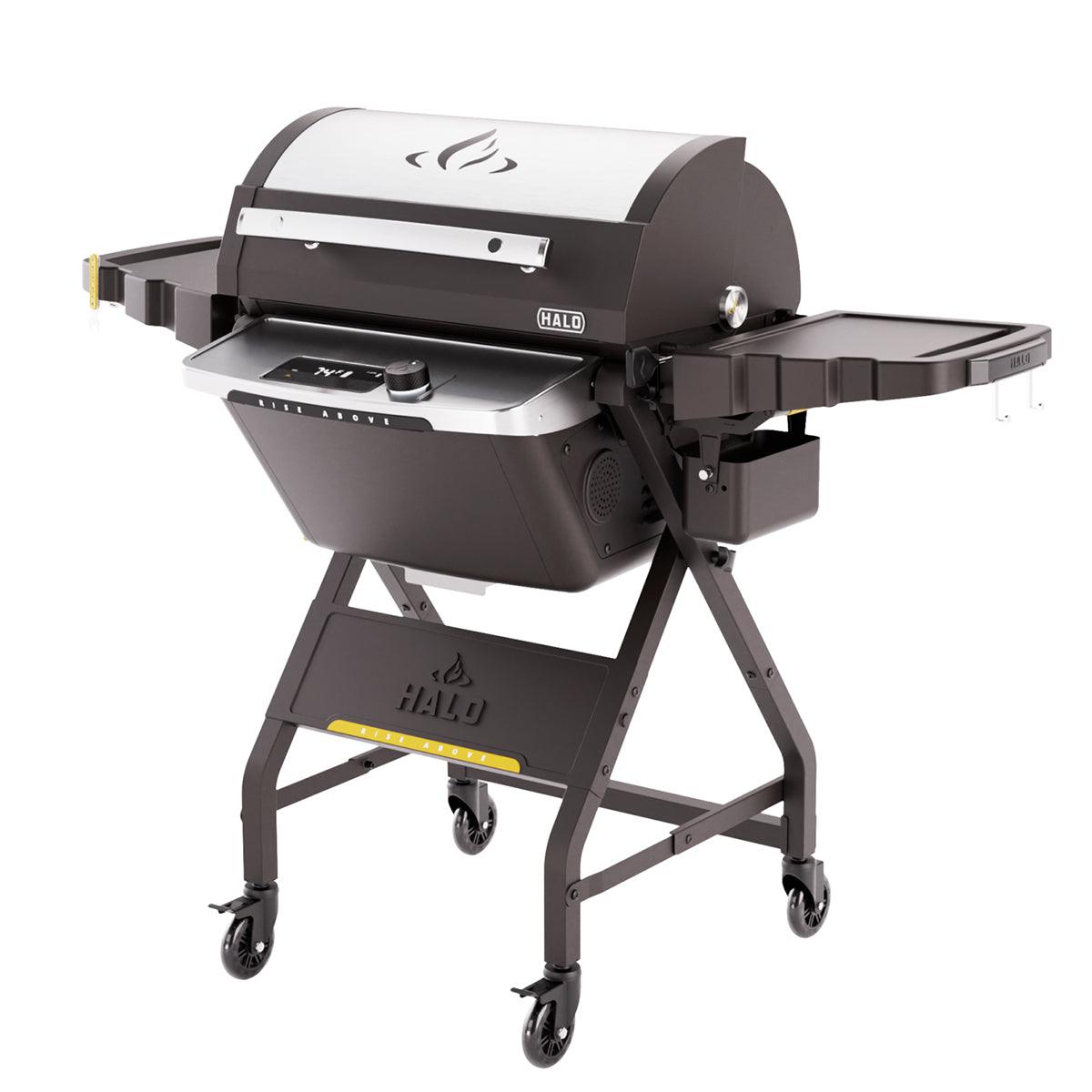 Halo Prime550 Outdoor Pellet Grill Halo Indigo Pool Patio BBQ