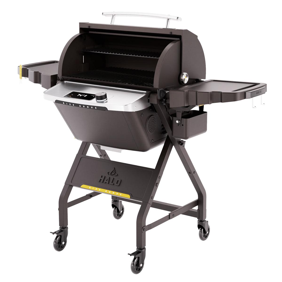 Halo Prime550 Outdoor Pellet Grill Halo Indigo Pool Patio BBQ