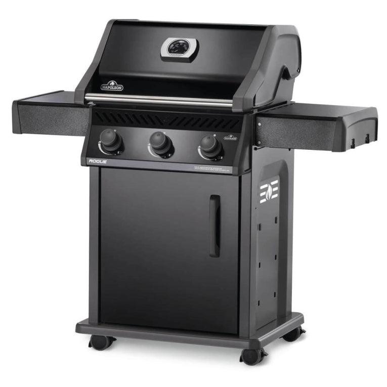 Napoleon Rogue 425, Black with Stainless Steel Grates - Indigo Pool Patio BBQ