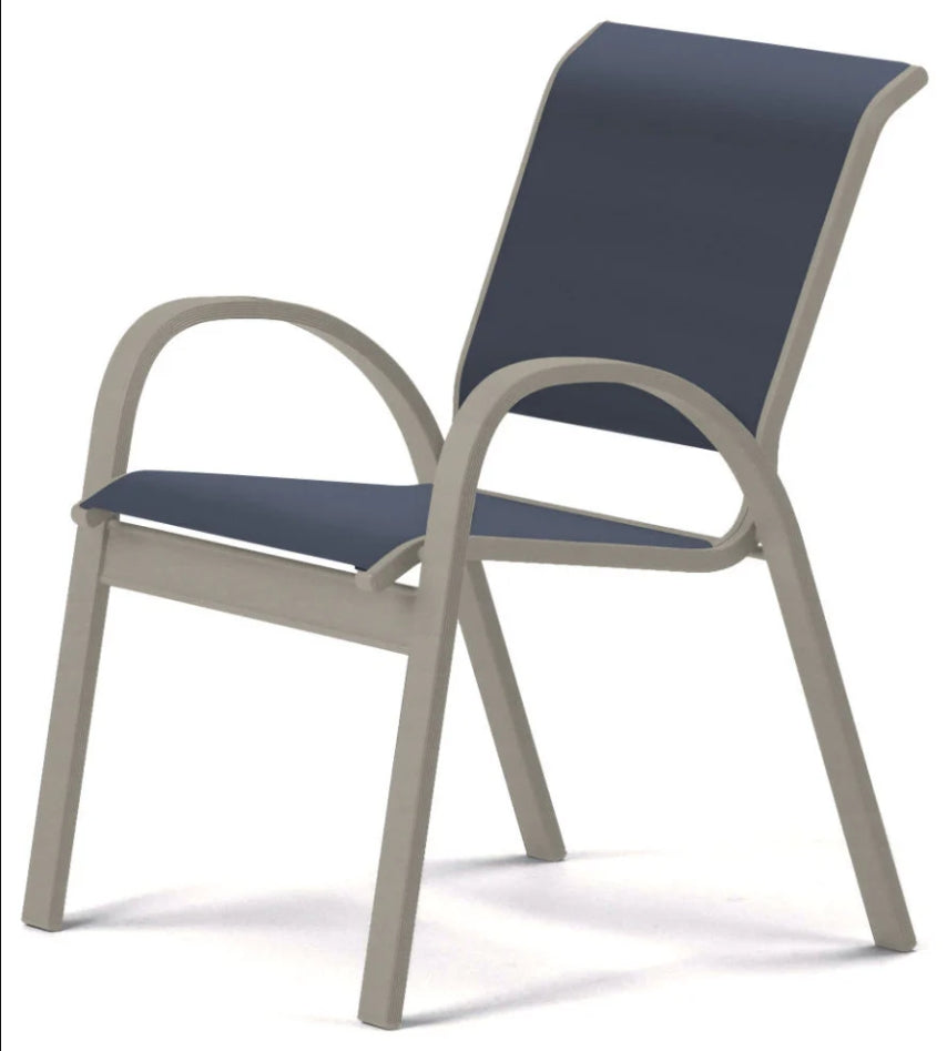 Telescope - Four Aruba Stacking Cafe Chairs - Indigo Pool Patio BBQ
