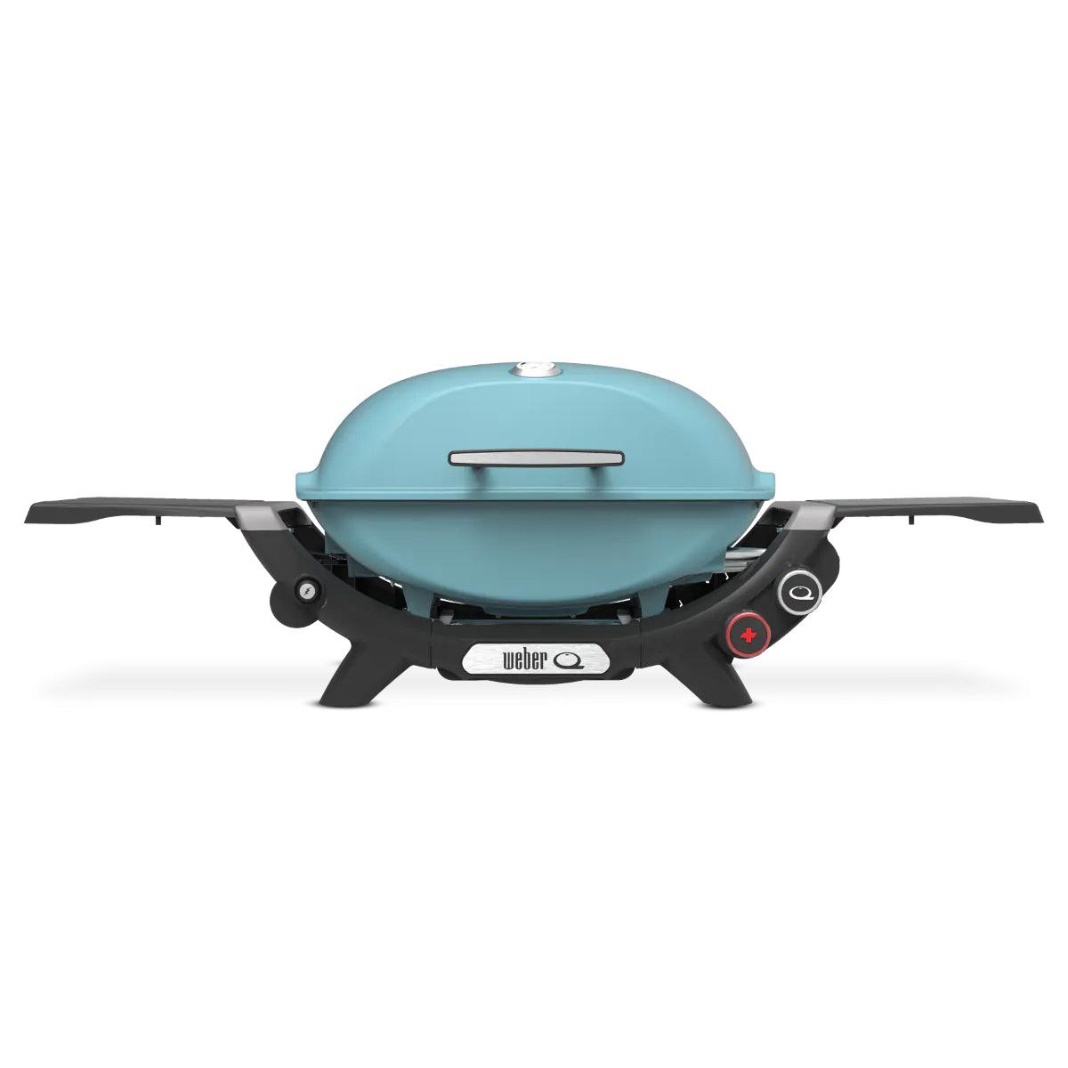 Weber Q2800N+ Portable Gas Grill - Sky Blue - Indigo Pool Patio BBQ