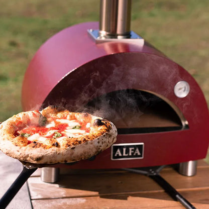 Alfa Moderno Portable Gas Fired Pizza Oven Alfa Indigo Pool Patio BBQ