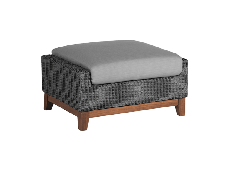 Jensen Coral Ottoman - Indigo Pool Patio BBQ