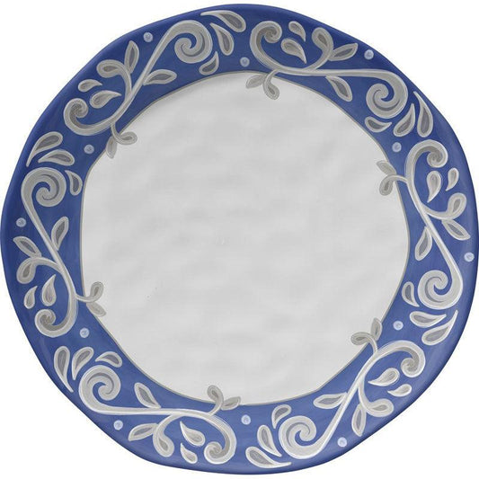 Portofino 10.75" Dinner Plate Indigo Pool Patio BBQ Indigo Pool Patio BBQ