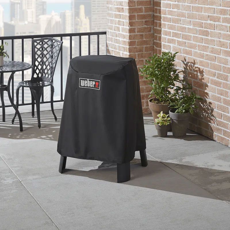 Weber Lumin Grill with Stand Cover Weber Indigo Pool Patio BBQ