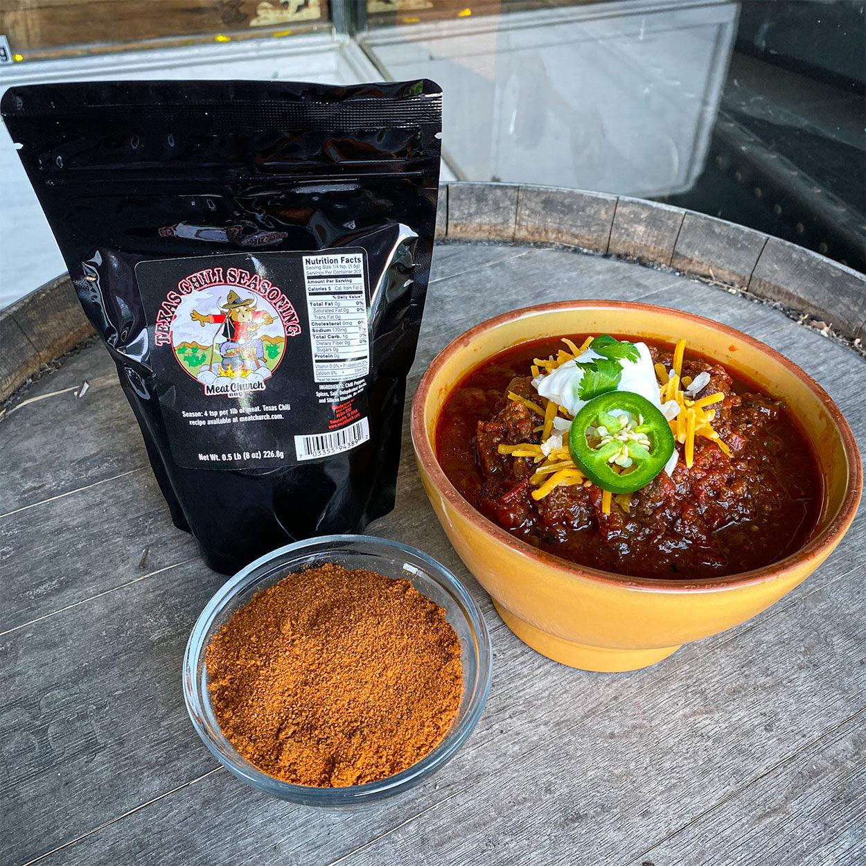 Meat Church Texas Chili Seasoning - Indigo Pool Patio BBQ