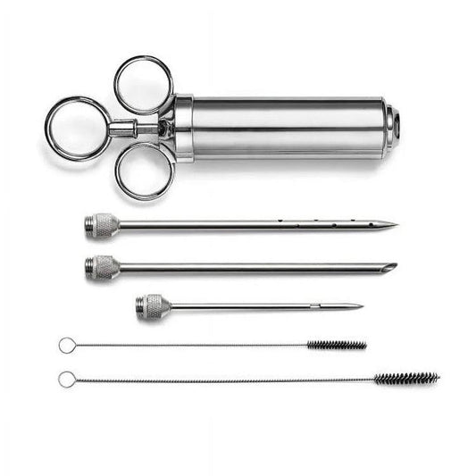 Outset Stainless Steel Meat Injector Set - Indigo Pool Patio BBQ