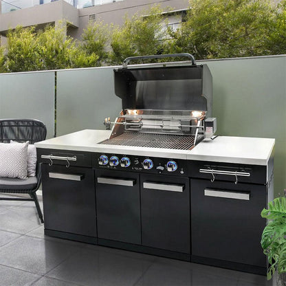 Mont Alpi 957 Island Monti Alpi Indigo Pool Patio BBQ