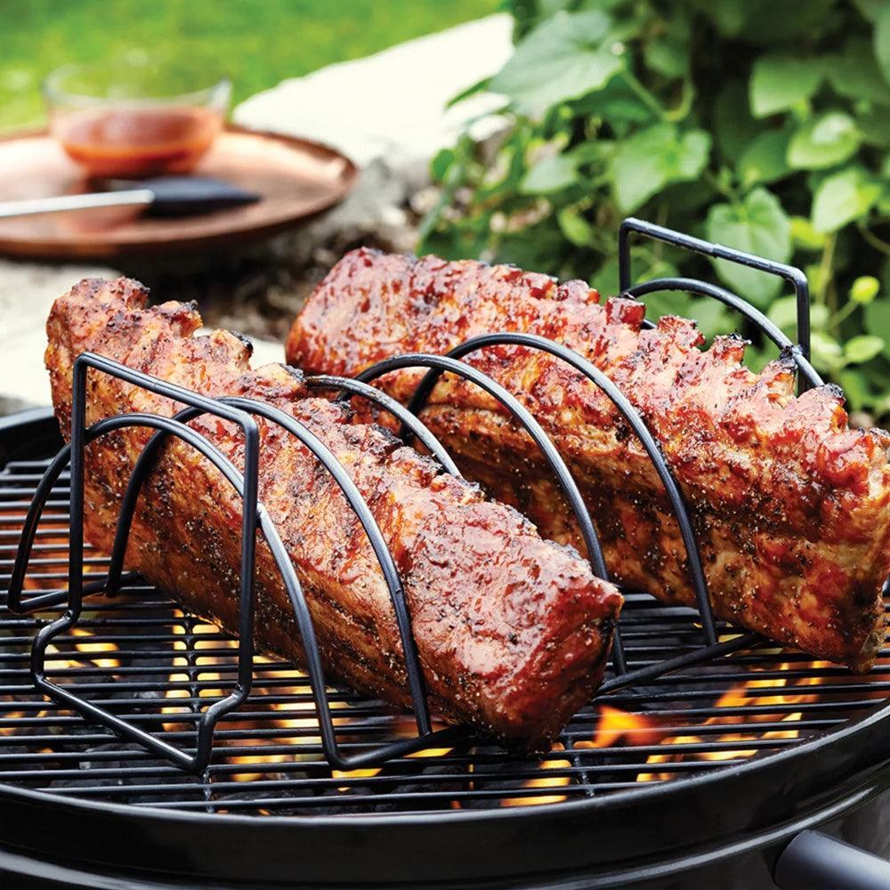 Reversible Roast and Rib Rack Non-Stick - Indigo Pool Patio BBQ