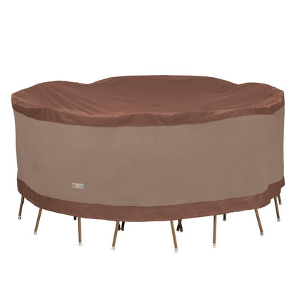 Waterproof 88" Round Patio Table & Chair Set Cover Duck Covers Indigo Pool Patio BBQ