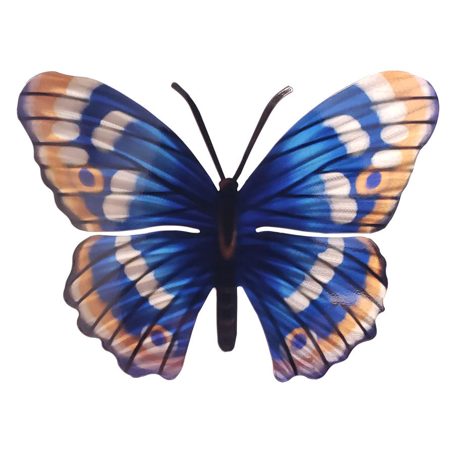 Small Sapphire Butterfly Wall Art Next Innovations Indigo Pool Patio BBQ