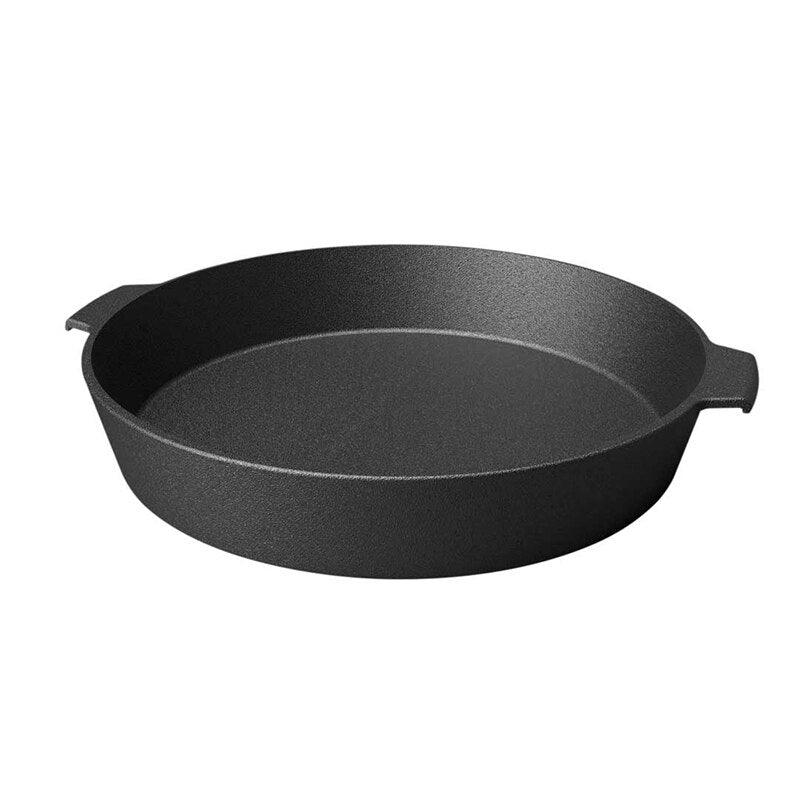 Big Green Egg Cast Iron Skillet Indigo Pool Patio BBQ