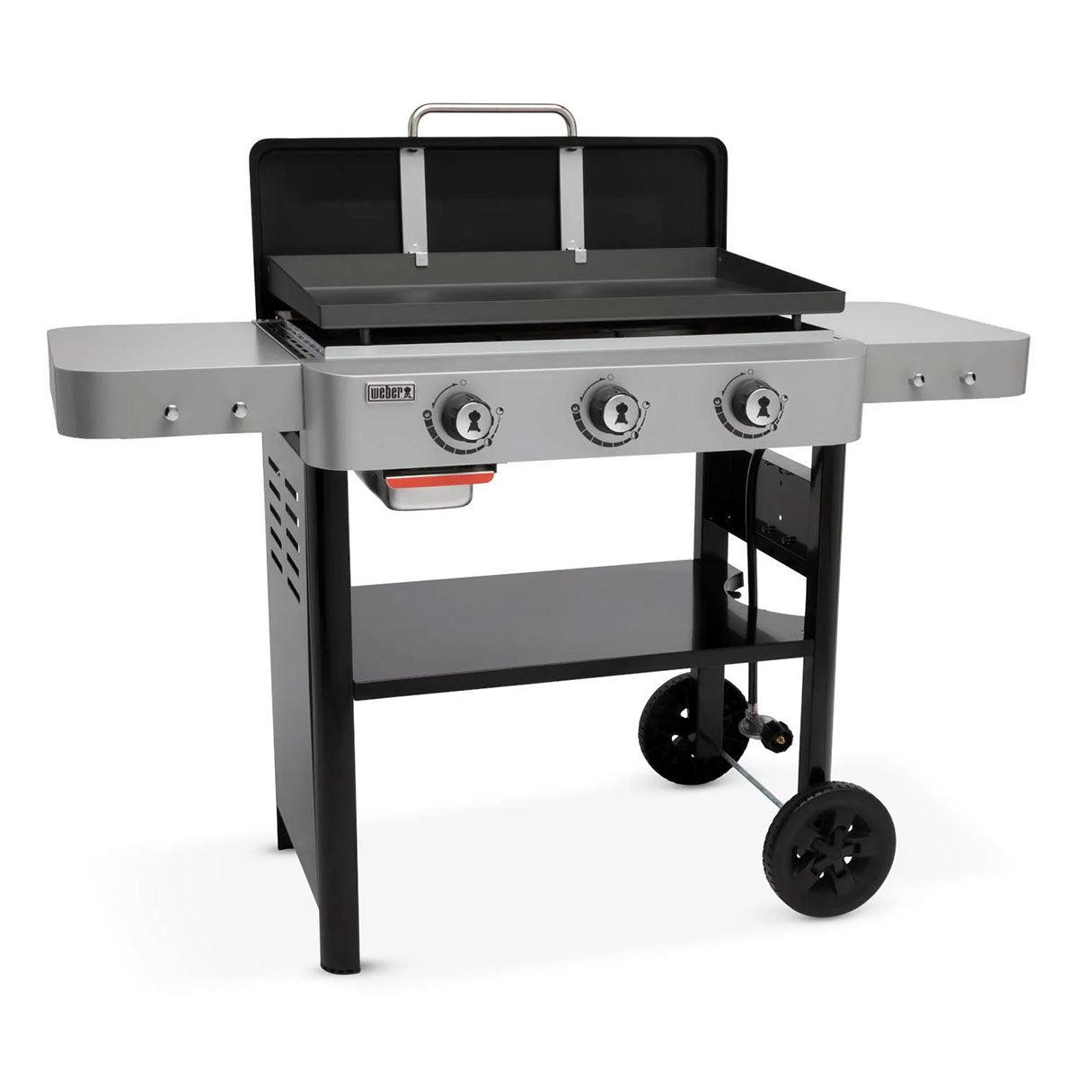 Weber 28-Inch Propane Griddle Weber Indigo Pool Patio BBQ