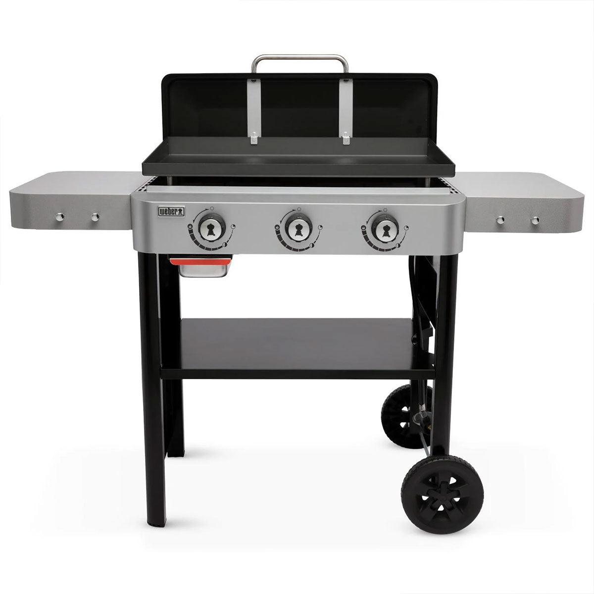 Weber 28-Inch Propane Griddle Weber Indigo Pool Patio BBQ