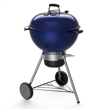 Weber 22 in. Master-Touch Charcoal Grill Deep Ocean Blue - Indigo Pool Patio BBQ