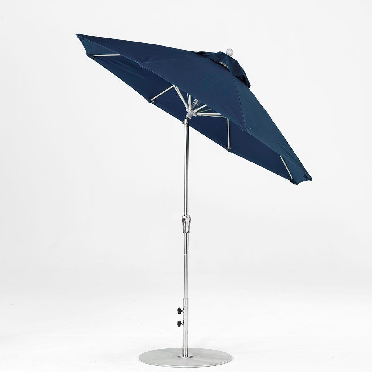 7.5" Octagon Monterey Umbrella Frankford Umbrellas Indigo Pool Patio BBQ