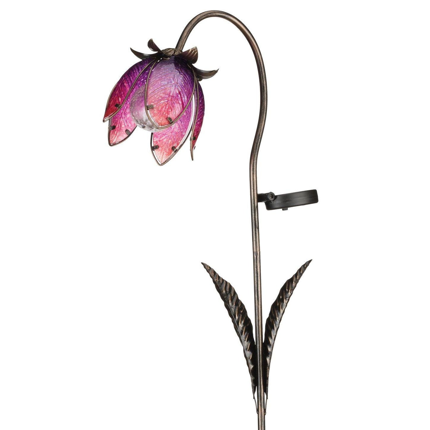 Solar Wildflower Stake - Pink Regal Indigo Pool Patio BBQ