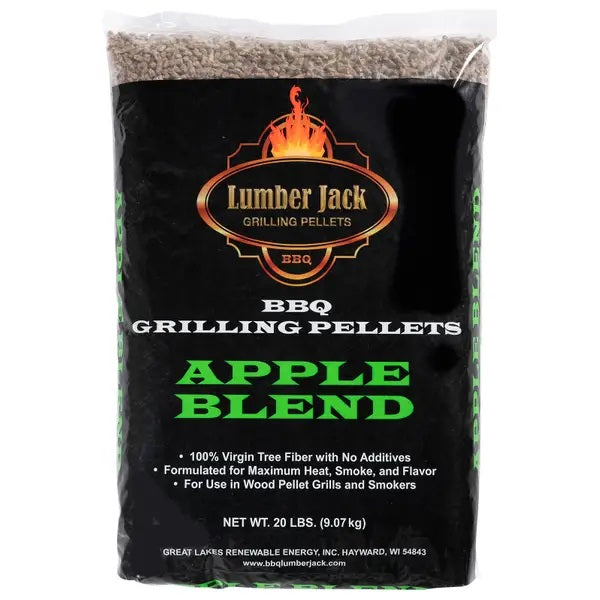 Lumber Jack Apple Blend Pellets Lumber Jack Indigo Pool Patio BBQ