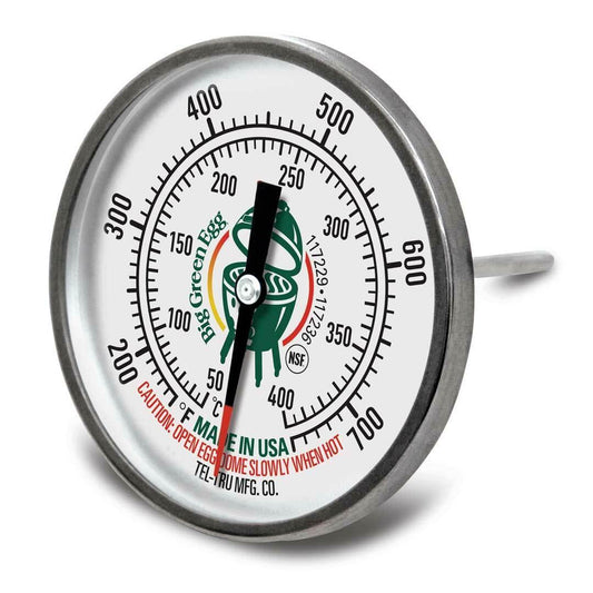 Big Green Egg Temperature Gauge, 3 Inch Dial Big Green Egg Indigo Pool Patio BBQ