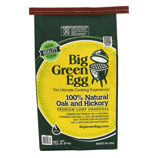 Big Green Egg Natural Oak & Hickory Lump Charcoal Big Green Egg Indigo Pool Patio BBQ