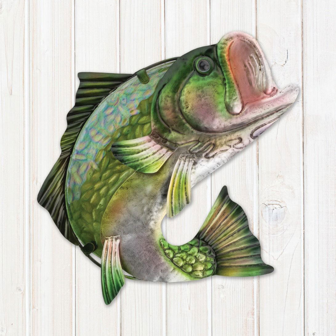 Largemouth Bass Wall Decor Regal Indigo Pool Patio BBQ