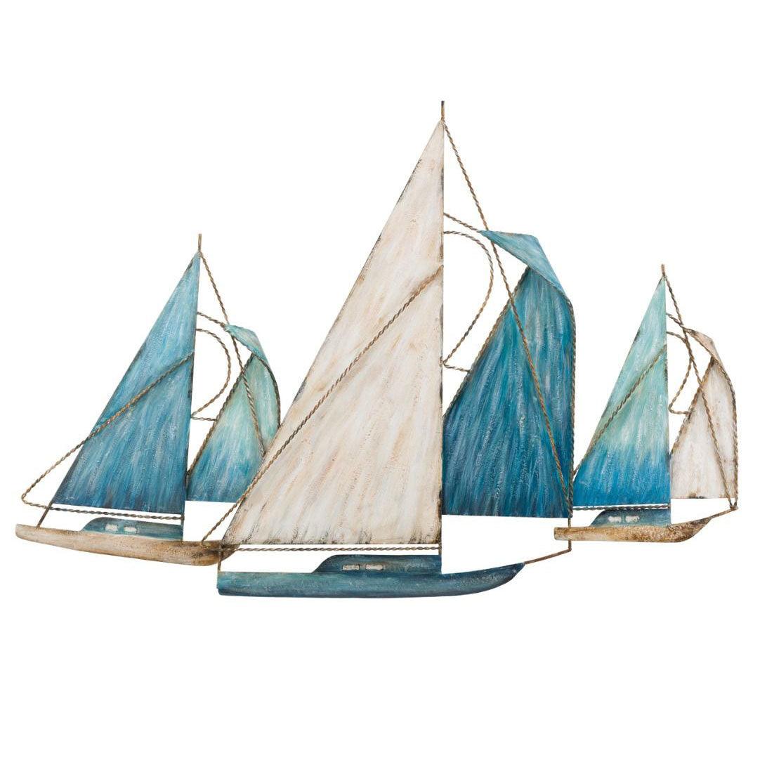 Sailboat Wall Decor Regal Indigo Pool Patio BBQ