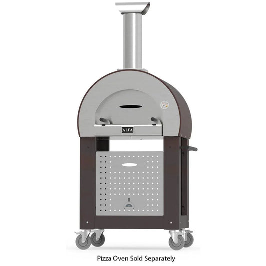 Alfa 5 Minuti Pizza Oven Cart Alfa Indigo Pool Patio BBQ