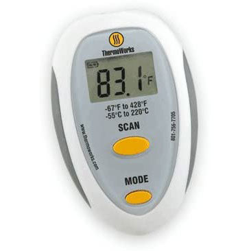 ThermoWorks Mini Infrared Thermometer ThermoWorks Indigo Pool Patio BBQ