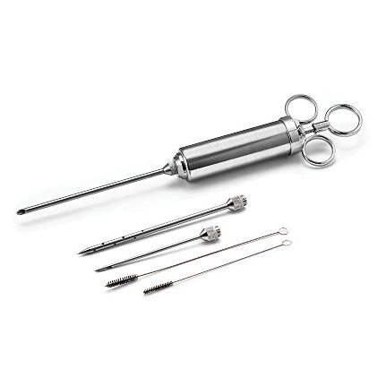 Outset Stainless Steel Meat Injector Set Outset Indigo Pool Patio BBQ