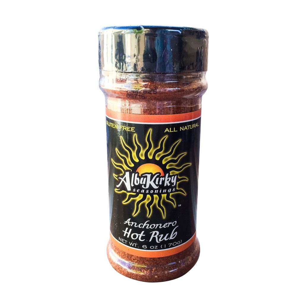 AlbuKirky Seasonings Anchonero Hot Rub AlbuKirky Indigo Pool Patio BBQ