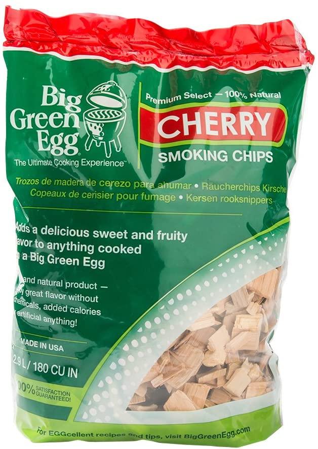 Big Green Egg Cherry Wood Smoking Chips Big Green Egg Indigo Pool Patio BBQ