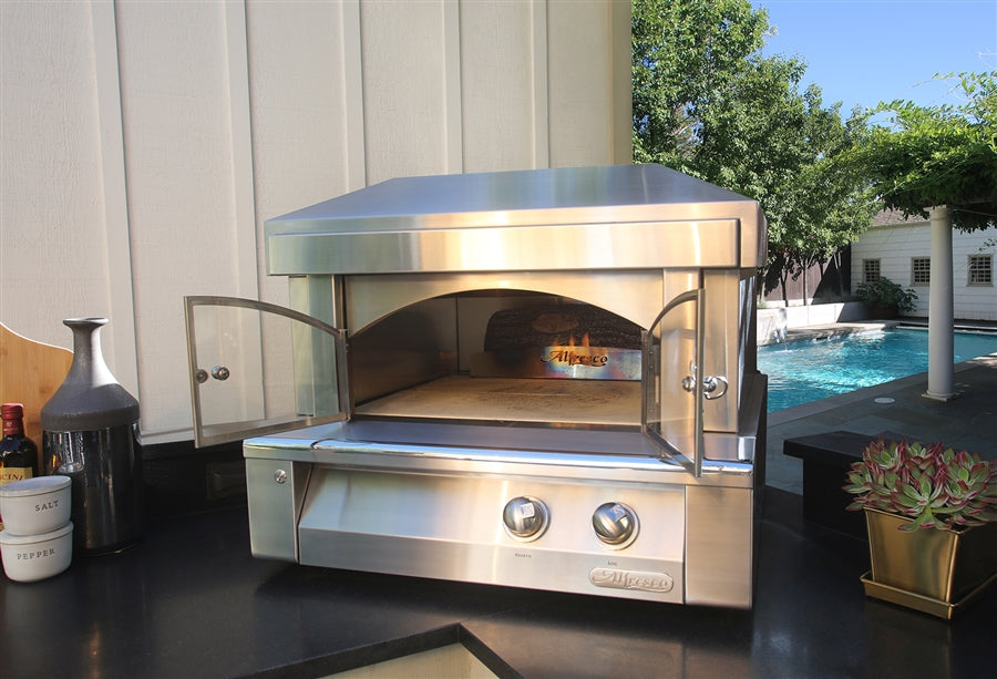 Alfresco Pizza Oven Plus Alfresco Indigo Pool Patio BBQ