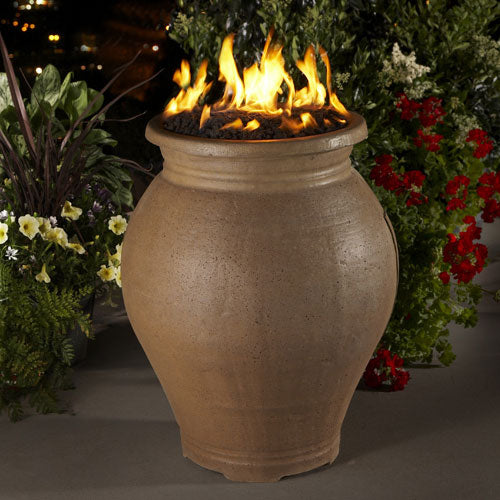 Amphora Fire Urn American Fyre Designs Indigo Pool Patio BBQ