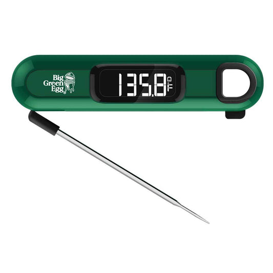 Big Green Egg Instant Read Thermometer with Case Big Green Egg Indigo Pool Patio BBQ