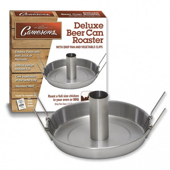 Camerons Deluxe Beer Can Roaster Camerons Indigo Pool Patio BBQ