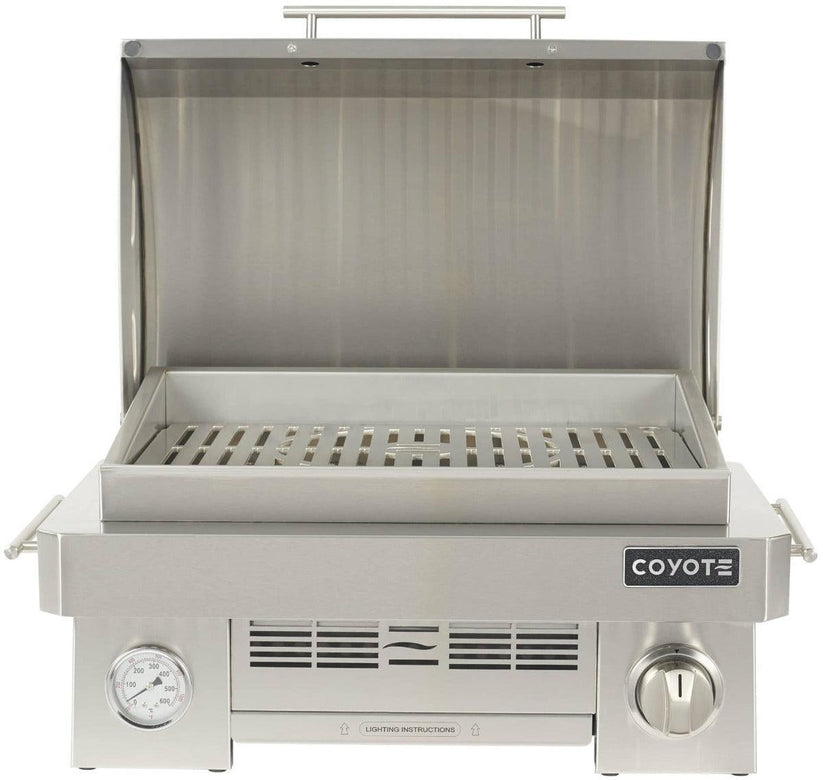 Coyote 25" Portable Grill - Indigo Pool Patio BBQ, Venice FL