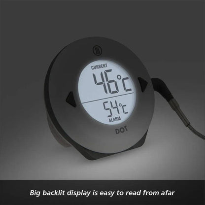 DOT Simple Alarm BBQ Grill Thermometer - Indigo Pool Patio BBQ