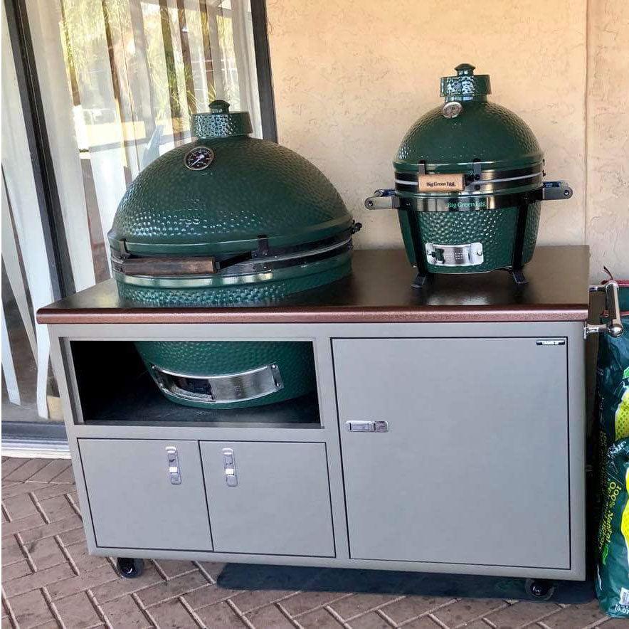 Torch 48" Large Big Green Egg Cart - Indigo Pool Patio BBQ