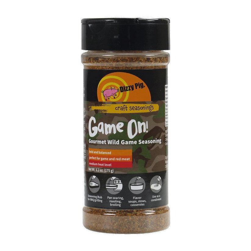 Dizzy Pig Game On! Wild Game Meat Rub and Seasoning Indigo Pool